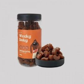 [ARK] Weeky Doky Jerky salmon_dog snacks, high palatability, raw meat content, DHA, raw lactic acid bacteria, dog snacks_Made in Korea